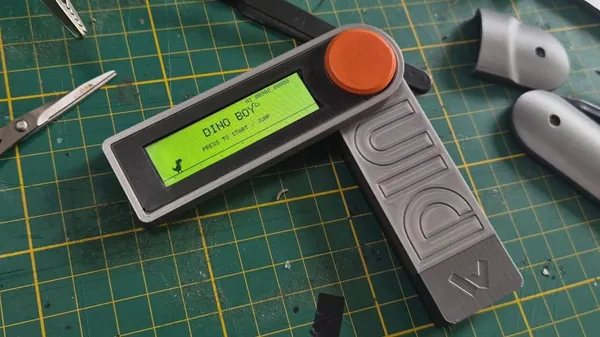 Dino Boy Turns Chrome's Running Dinosaur Into a One-Button Handheld