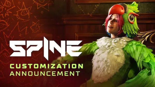 SPINE Shows Off Redline's Wild Parrot Suit and More Customization Options