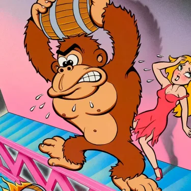 Original Donkey Kong Poster Sells for $329,400, Setting Video Game Art Auction Record
