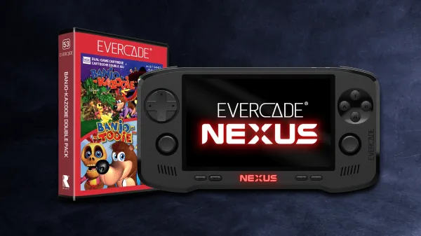 Evercade Nexus Handheld Launches With Banjo-Kazooie and Banjo-Tooie Included