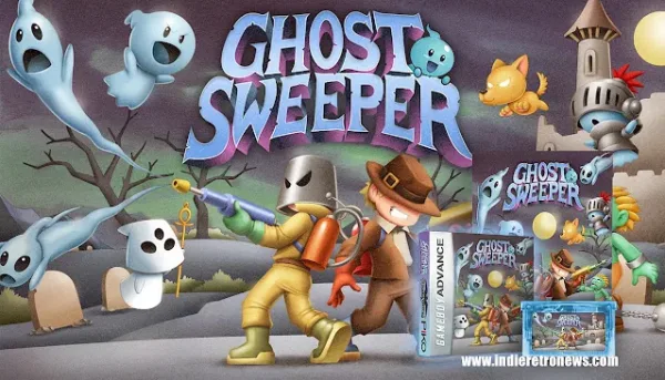 Ghost Sweeper Clears Its Kickstarter Goal for a Game Boy Advance Release