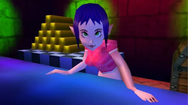 Ocarina of Time's Bombchu Bowling Operator Returns With a Goth Edge, but Fans Miss Her Original Spark