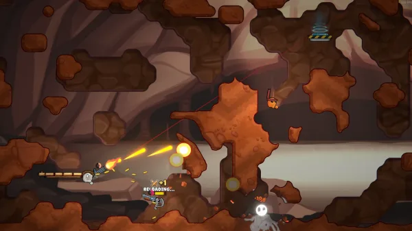 Guns & Goo Brings Destructible 2D Multiplayer Chaos to Steam