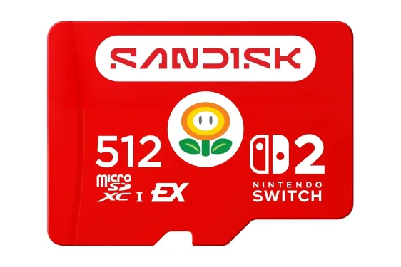 SanDisk's 512GB Switch 2 microSD Express Card Drops to $150