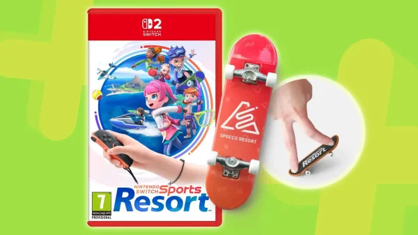 Nintendo Switch Sports Resort Pre-Orders Add a Retro Finger Skateboard Bonus in the UK