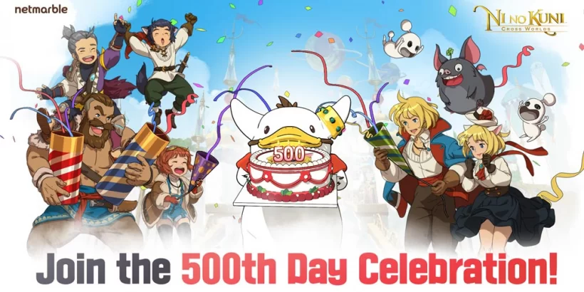 Ni no Kuni: Cross Worlds Celebrates Its 500th Day
