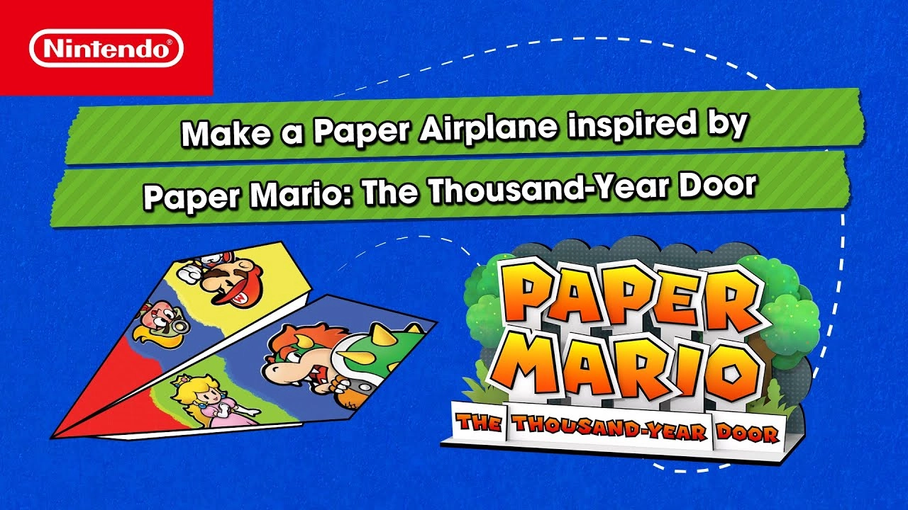 Nintendo Launches Paper Airplane Tutorial