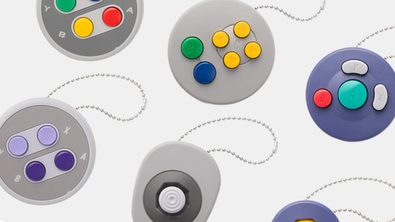 Nintendo Launches New Controller-Inspred Keychains in Japan