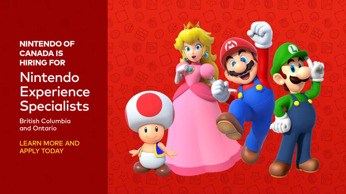 Nintendo Seeks 'Experience Specialists' in Canada
