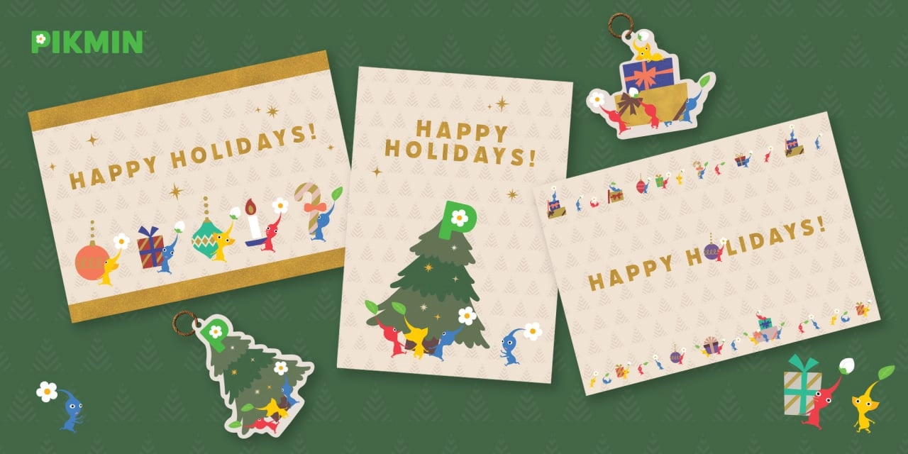 Celebrate the Holidays with Free Pikmin Goodies from Nintendo