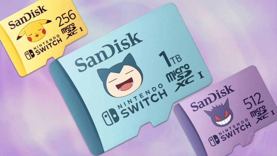 Official Pokémon Micro SD Cards Released for Nintendo Switch