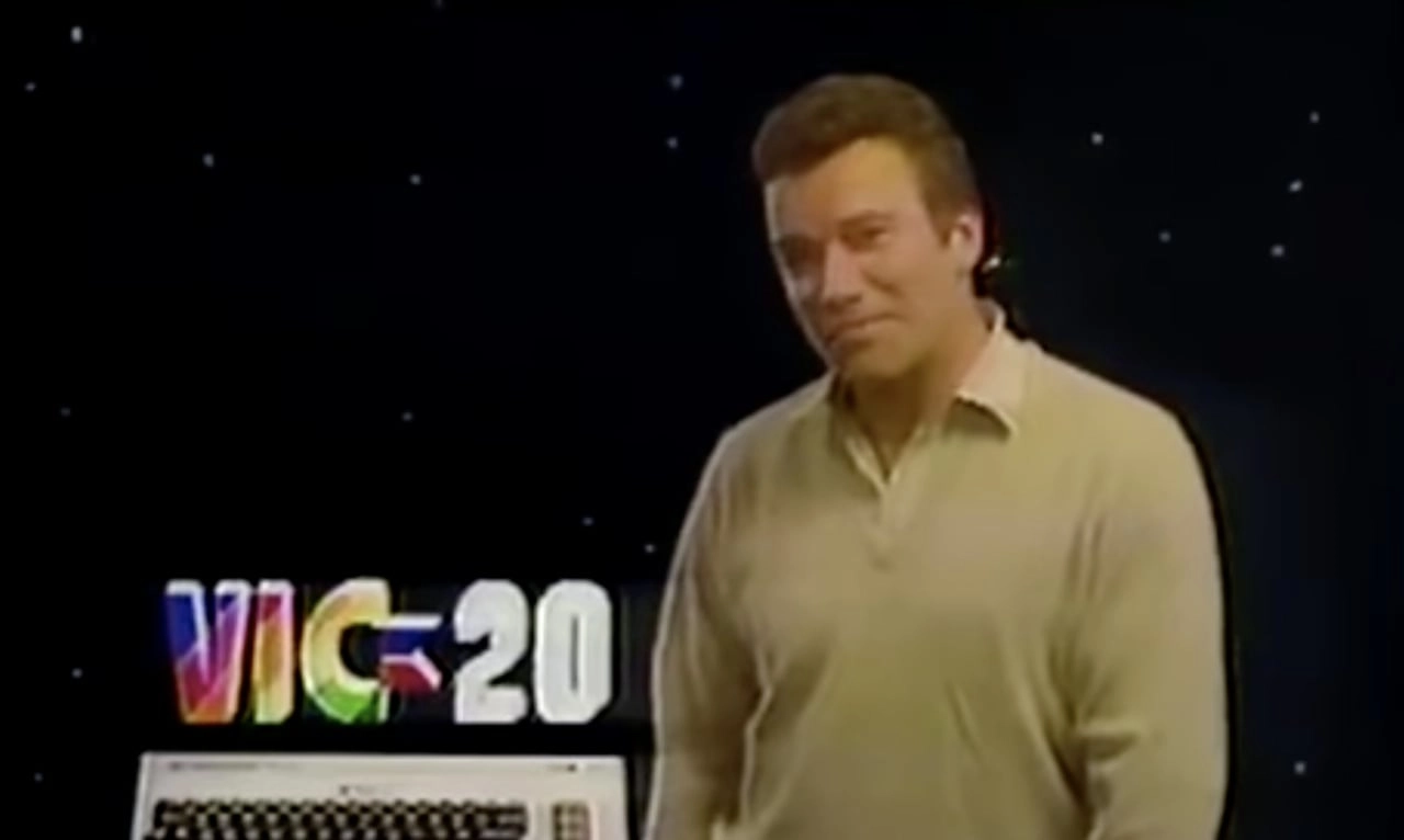 William Shatner Still Champions the Commodore Vic-20