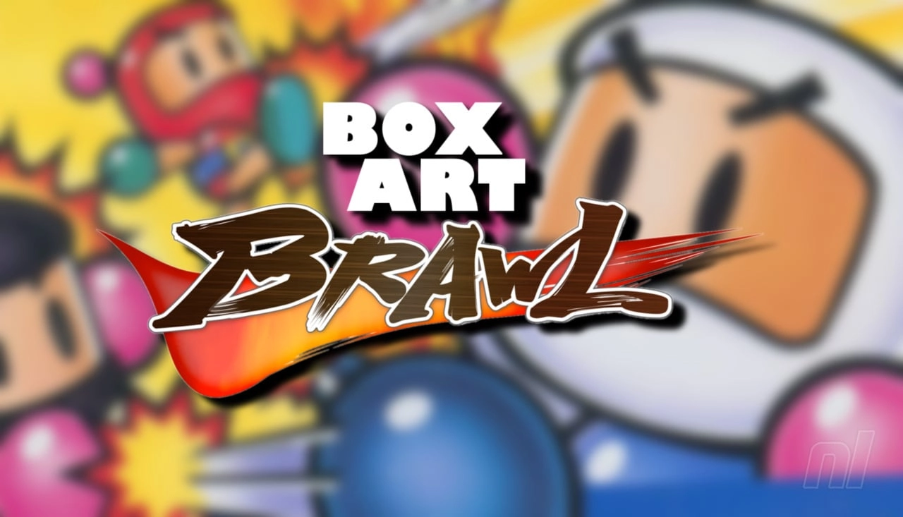 Super Bomberman Box Art Battle Heats Up