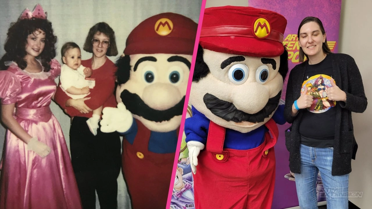 Nostalgic Reunion with Mario Mascot 34 Years On