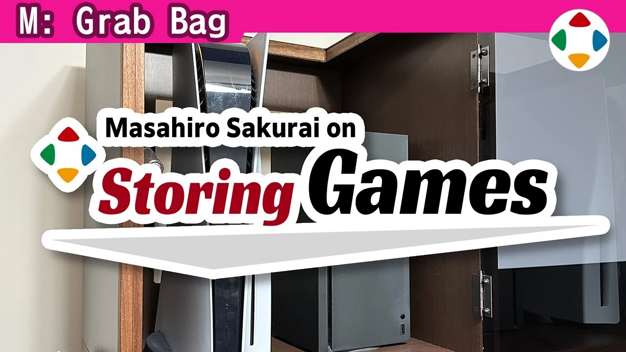 Sakurai's Unique Game Storage Solutions Revealed