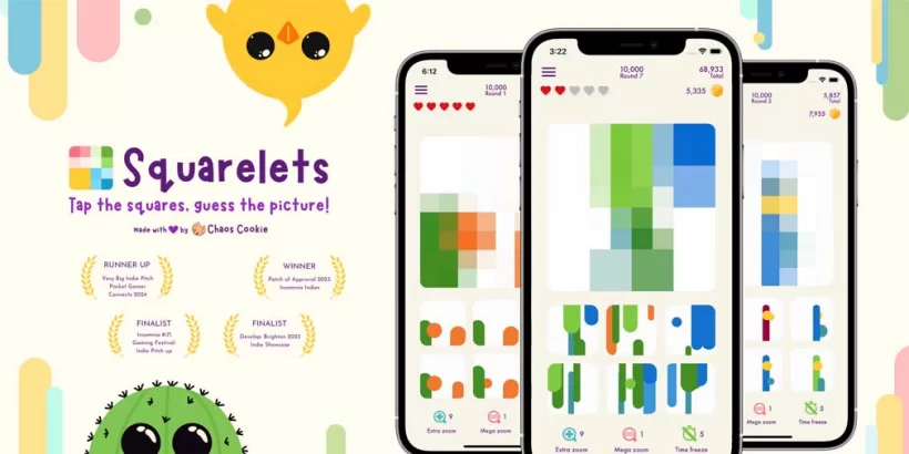 Squarelets: A New Puzzle Craze on iOS Devices