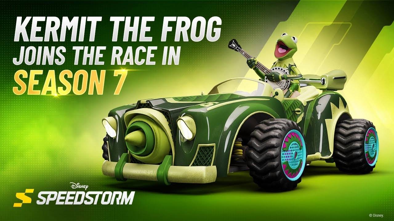 Kermit the Frog Joins Disney Speedstorm Game