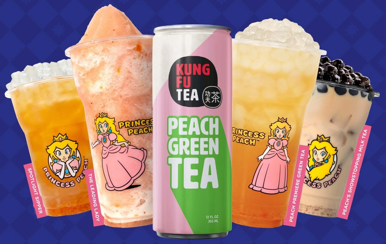 Kung Fu Tea's Limited-Time Princess Peach Drinks
