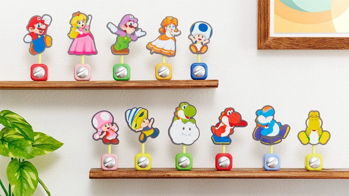 New Mario Wonder Standees Organize Desks Uniquely