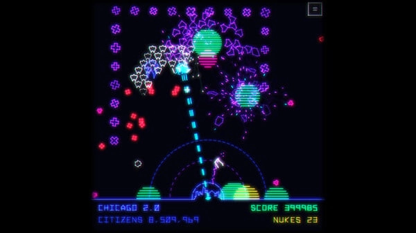 Utopia Must Fall: A New Vector-Based Shooter Game