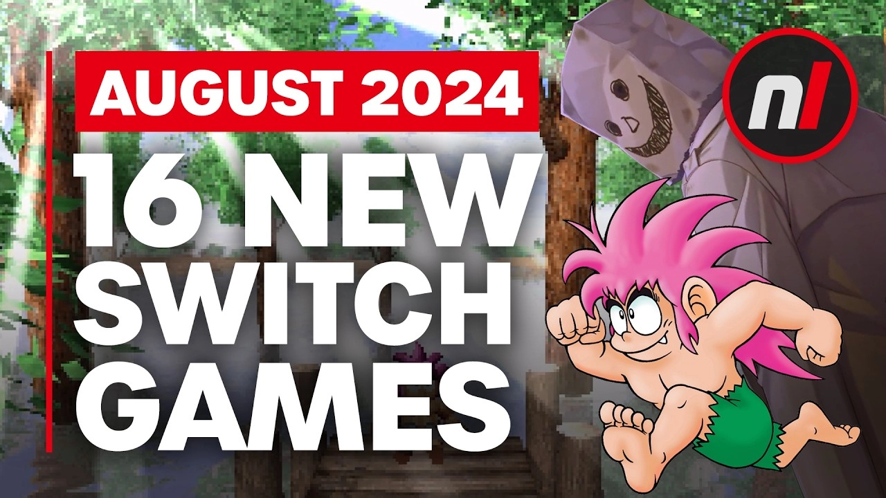 16 New Exciting Games for Nintendo Switch in August 2024