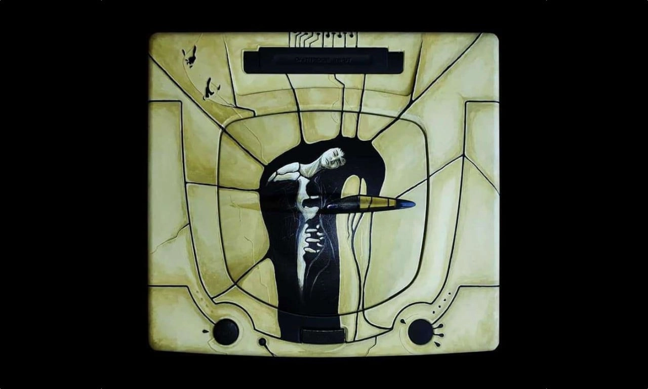 A Custom Sega Saturn Console Inspired by Panzer Dragoon Saga