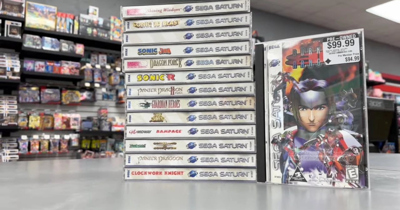 YouTuber Finds Rare Sega Saturn Games for a Steal at GameStop