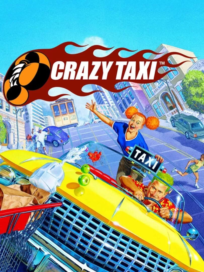 Crazy Taxi Box Art