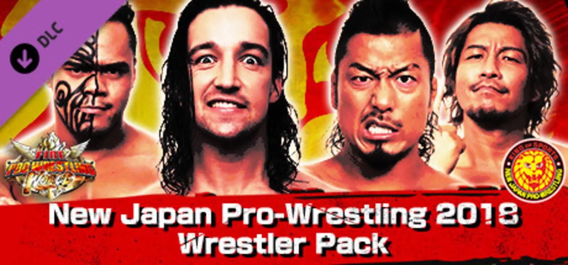 Fire Pro Wrestling World: New Japan Pro-Wrestling 2018 Wrestler Pack Box Art