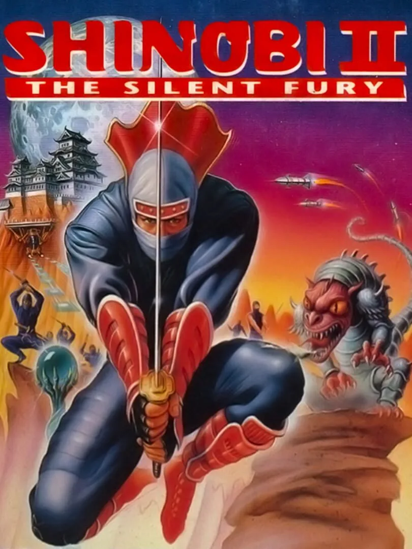 Shinobi II: The Silent Fury box art