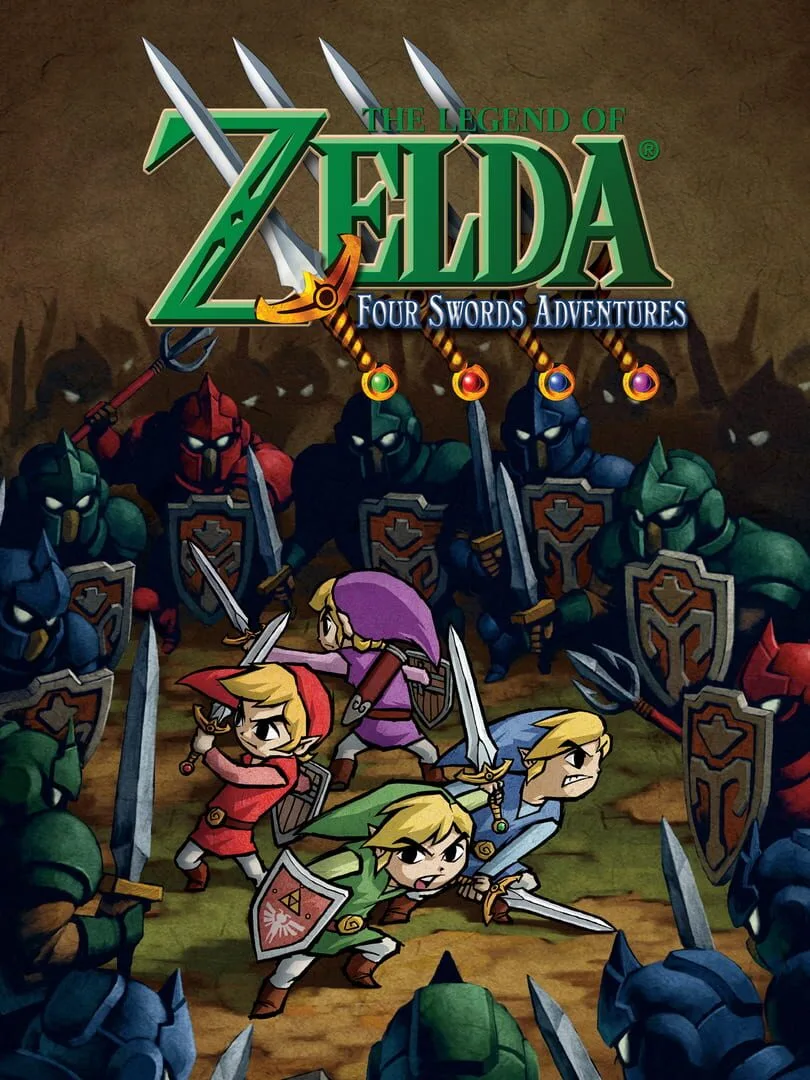 The Legend of Zelda: Four Swords Adventures box art