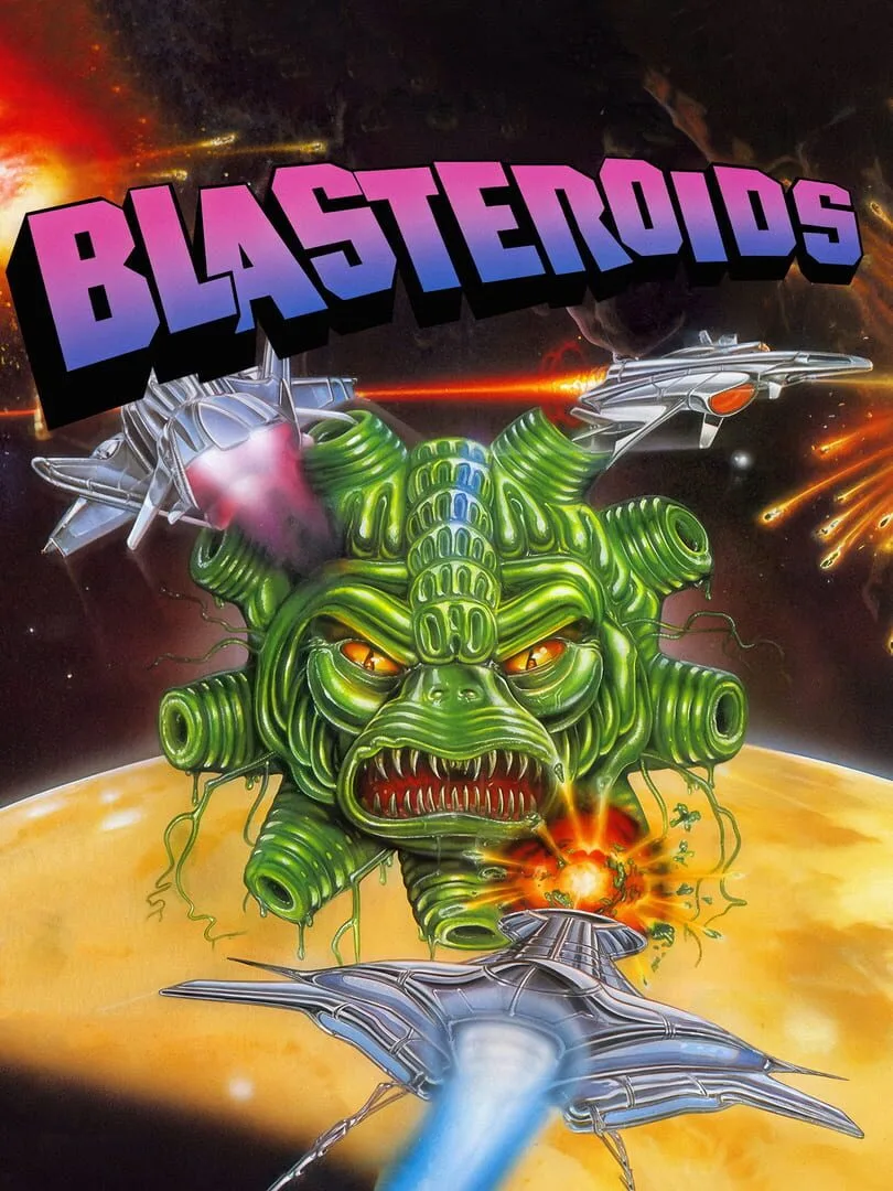 Blasteroids cover art