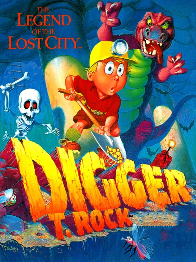 Digger T. Rock: The Legend of the Lost City box art