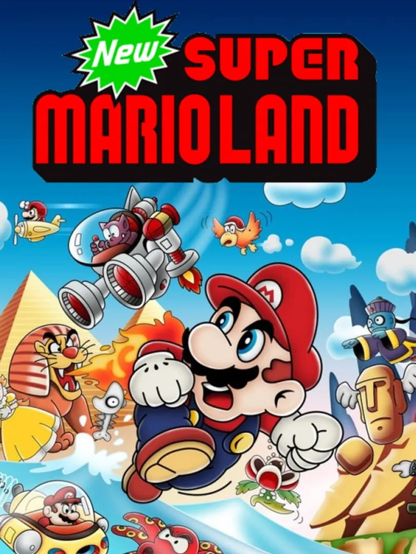 New Super Mario Land cover art