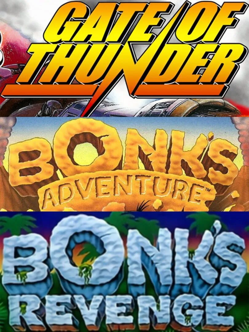 Bonk's Adventure / Bonk's Revenge / Gates of Thunder cover art