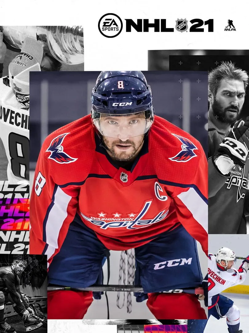 NHL 21 cover art