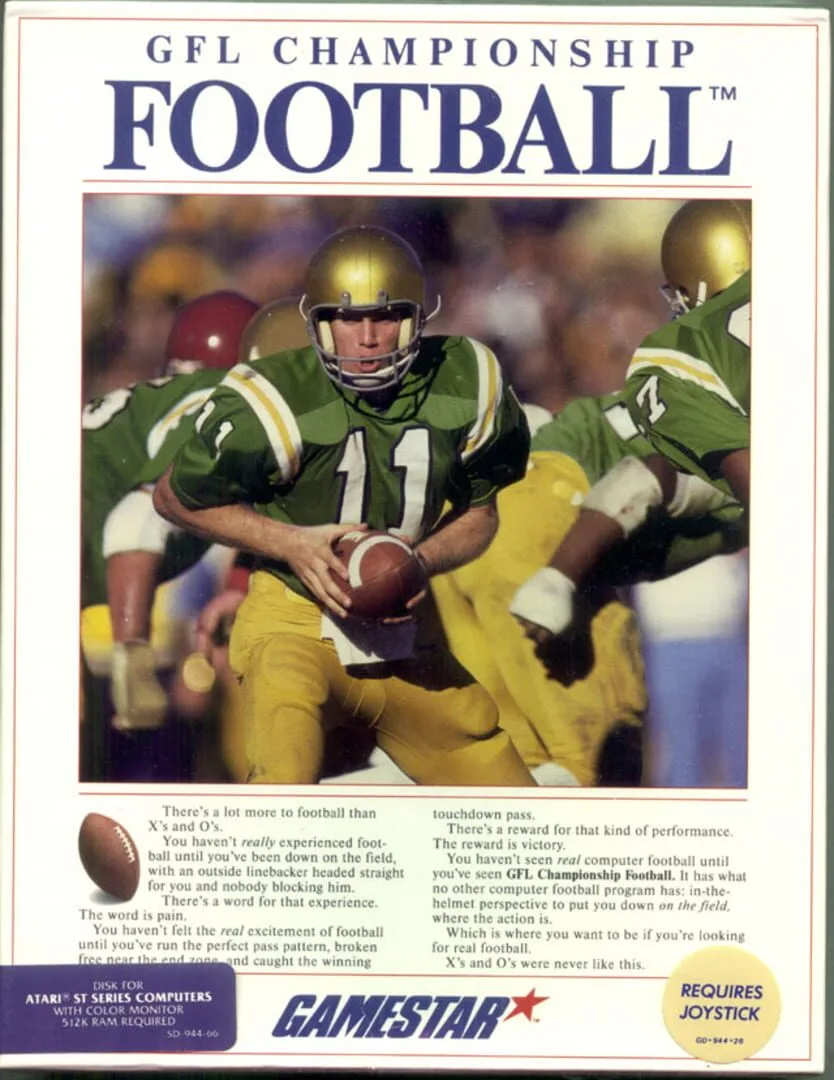 GFL Championship Football cover art