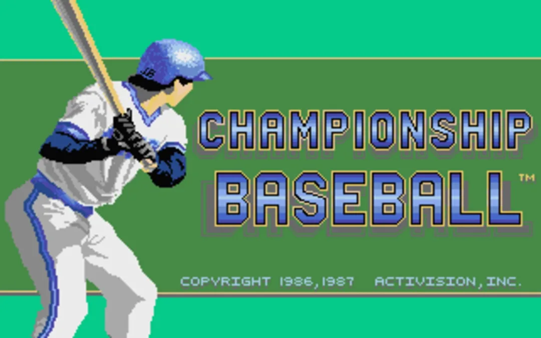 Championship Baseball cover art