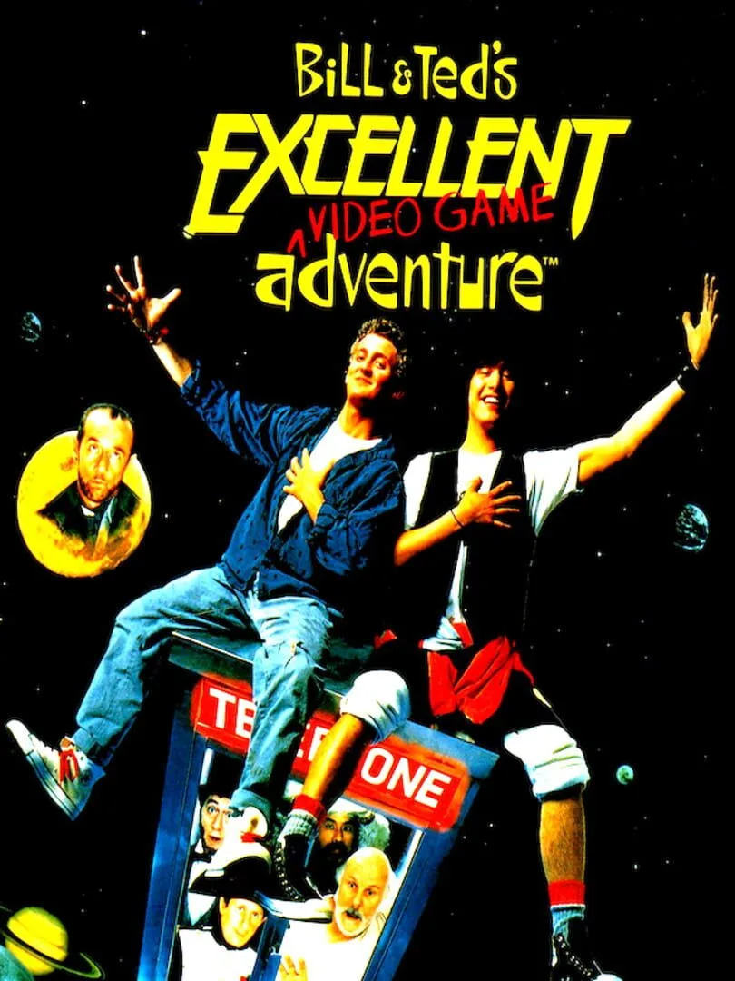Bill & Ted's Excellent Video Game Adventure box art