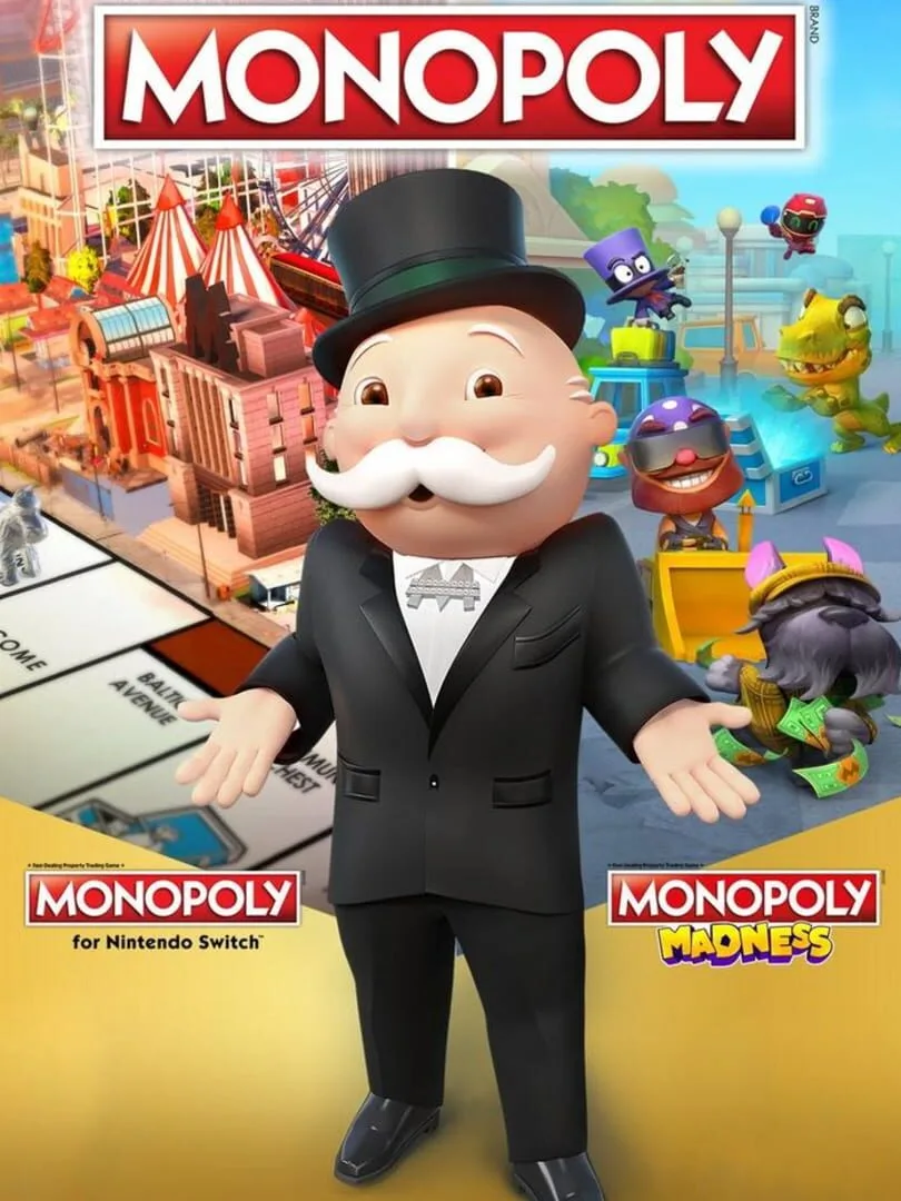 Monopoly and Monopoly Madness cover art