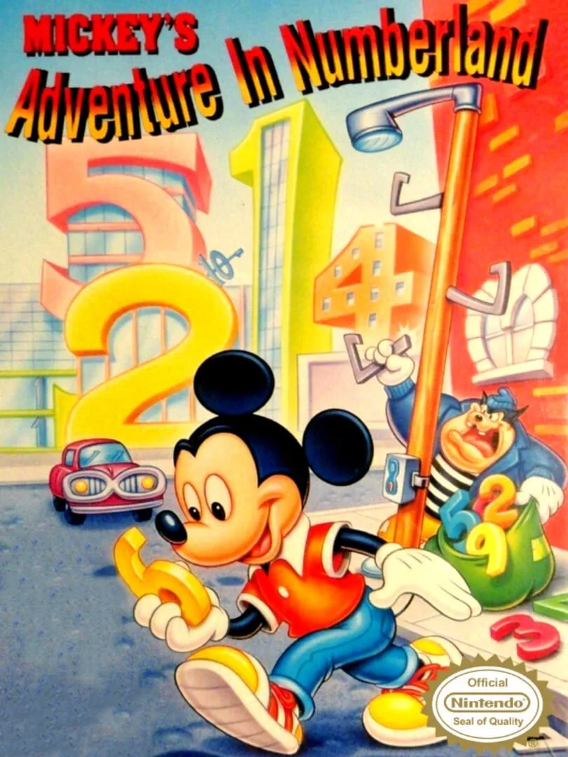 Mickey's Adventure in Numberland box art