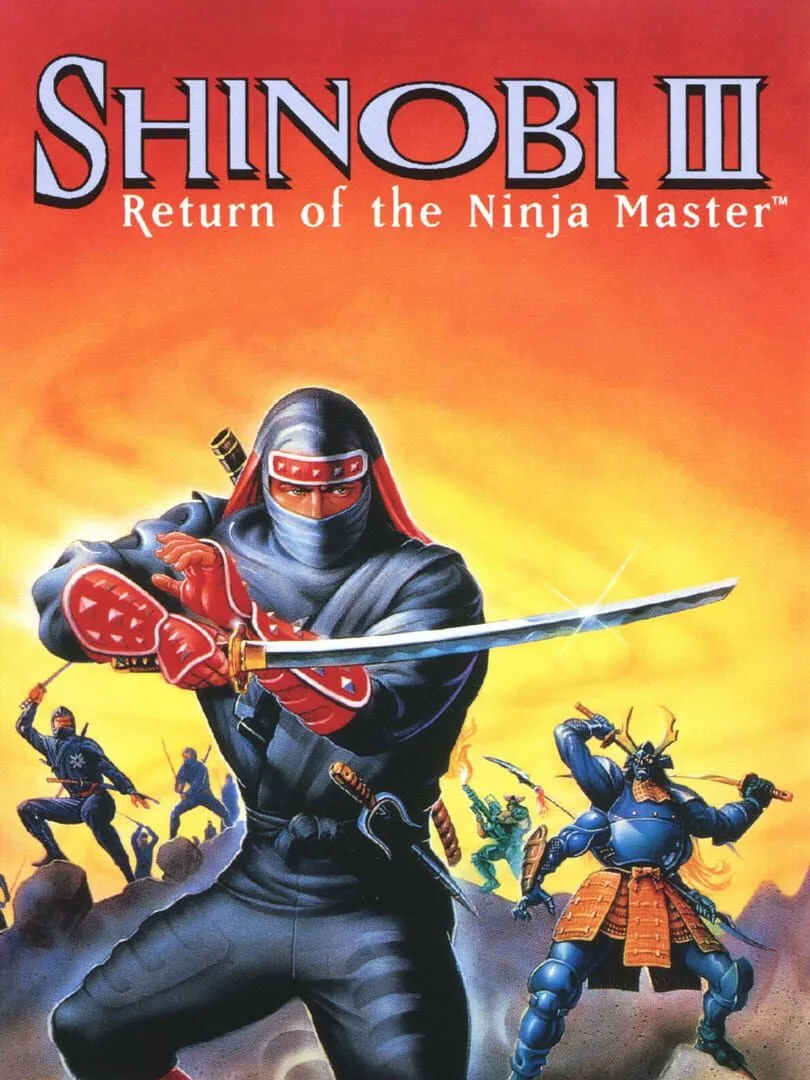 Shinobi III: Return of the Ninja Master box art