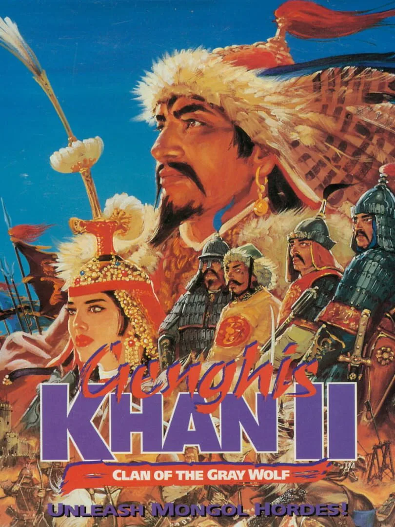 Genghis Khan II: Clan of the Gray Wolf cover art