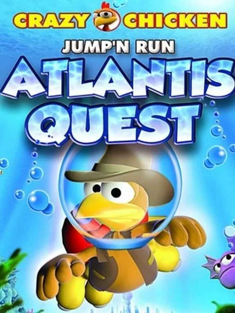 Crazy Chicken Jump'n Run: Atlantis Quest cover art