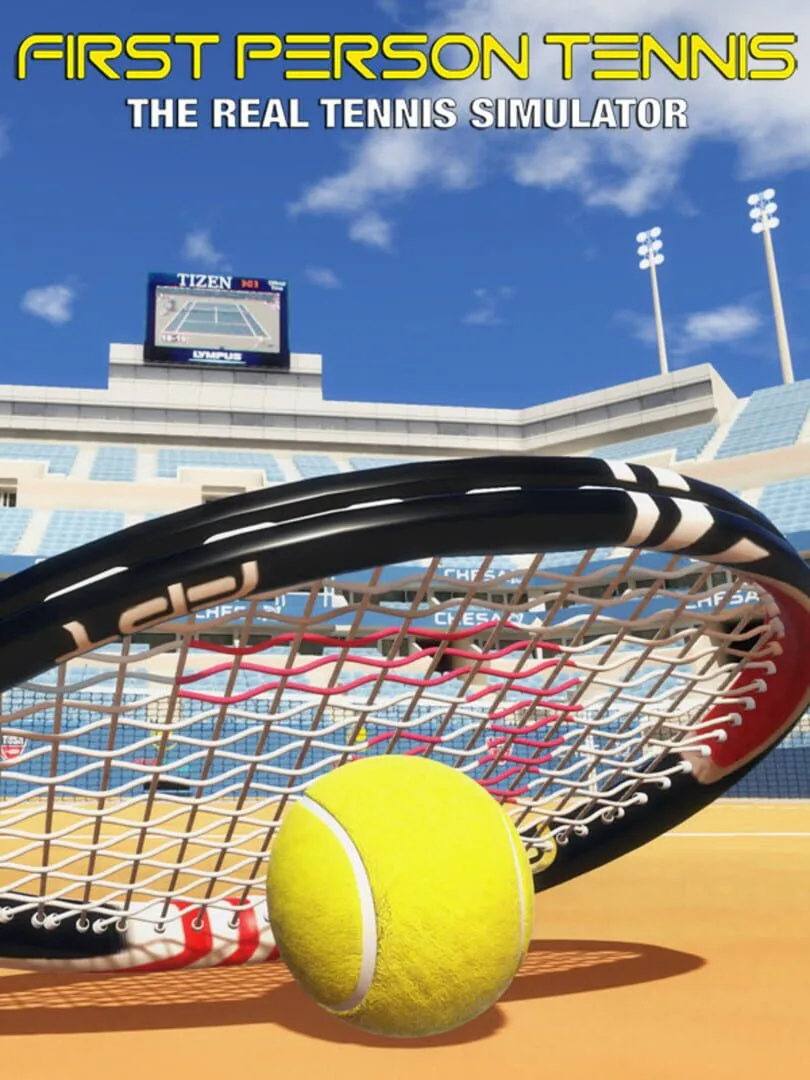 First Person Tennis - The Real Tennis Simulator box art