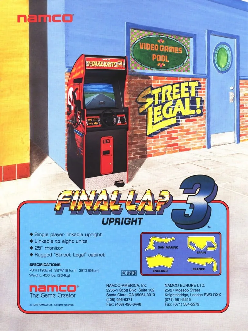 Final Lap 3 cover art