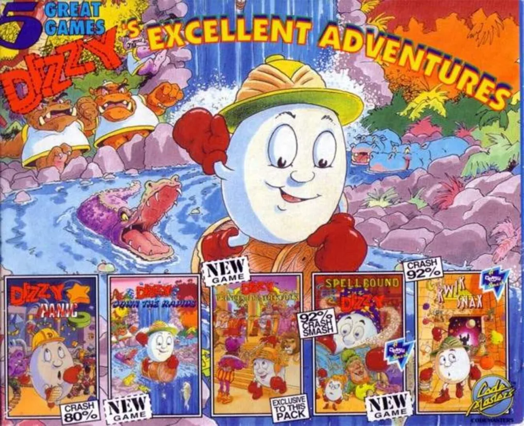 Dizzy's Excellent Adventures cover art
