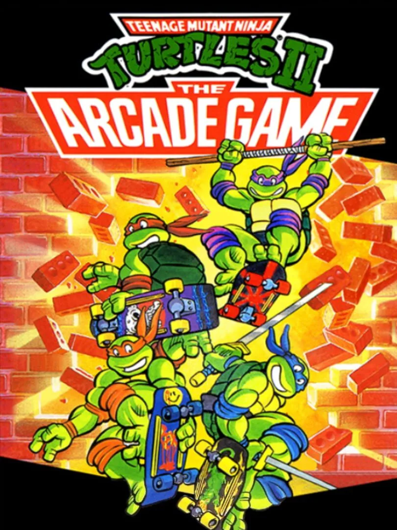 Teenage Mutant Ninja Turtles II: The Arcade Game cover art