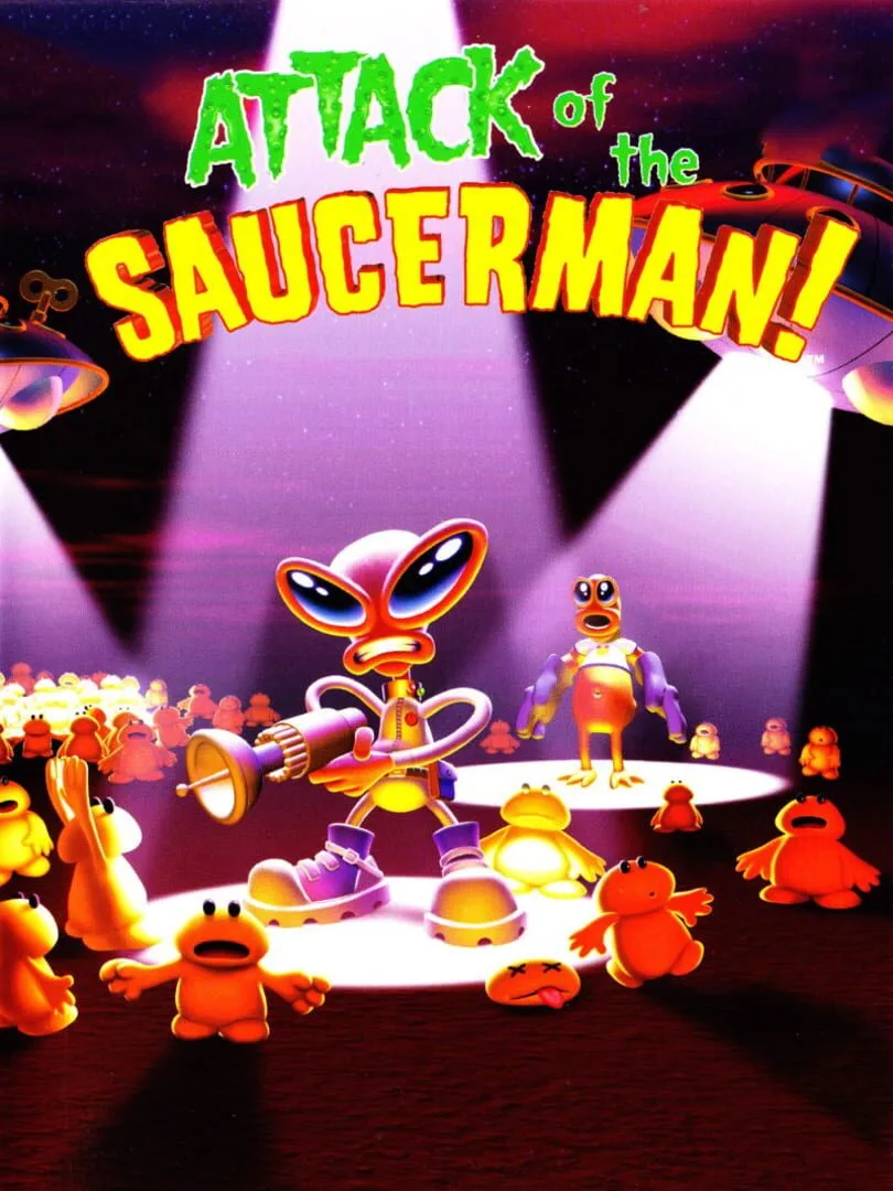 Attack of the Saucerman cover art
