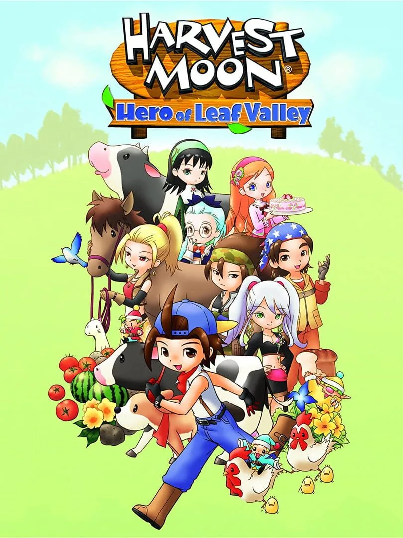 Harvest Moon: Hero of Leaf Valley cover art